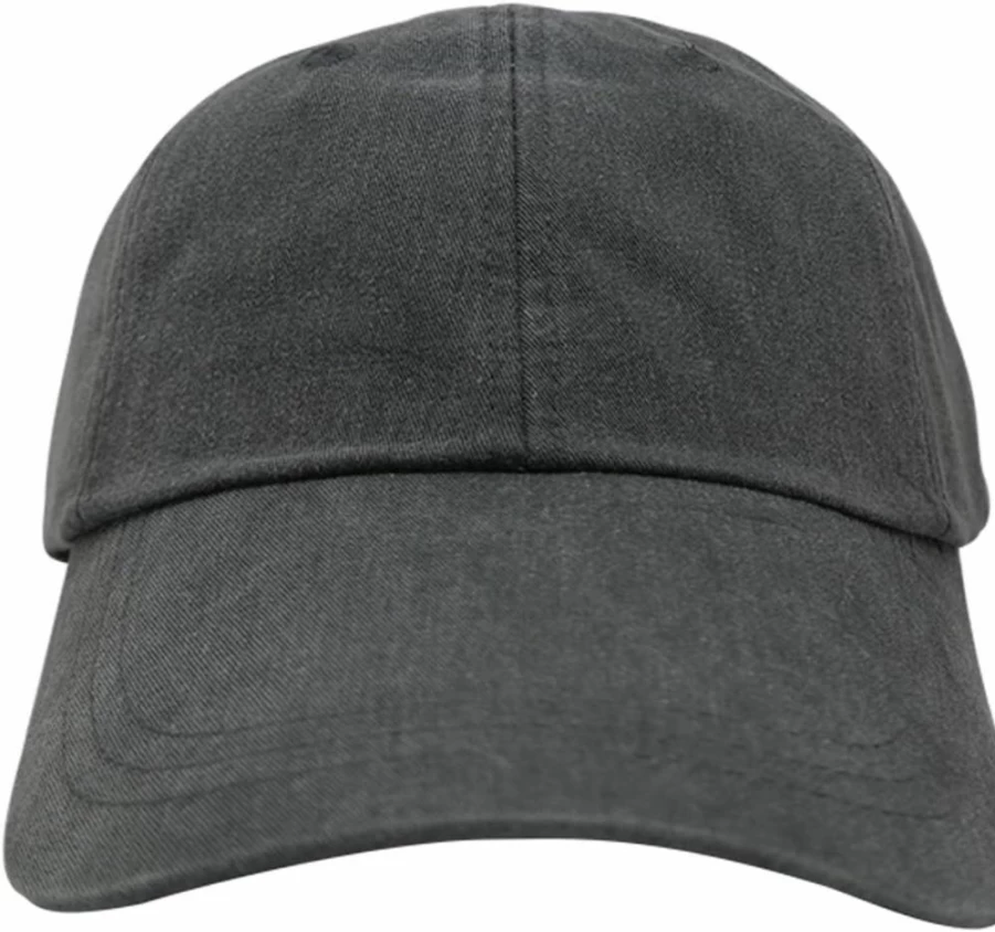 WPSportswear Sunbuster Extra Long Bill Cotton Cap with Leather Adjustable Strap – 100% Washed