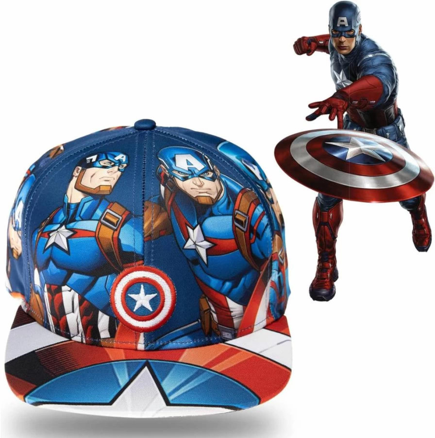 Marvel Avengers Baseball Cap for Men - Adjustable Superhero Hat, Cool Avengers Gift, Official Marvel Merchandise, Comfortable Cotton Dad Hat