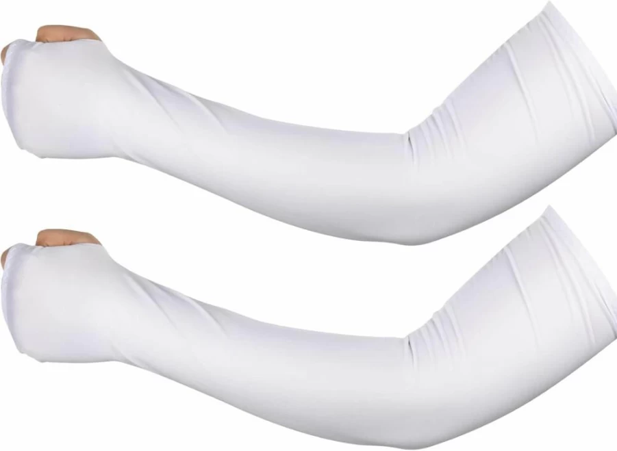 Cosmos Sun UV Protection Cooling Arm Sleeves for Outdoor Sports - Cycling, Running, Golf & Hiking Compression Sleeves